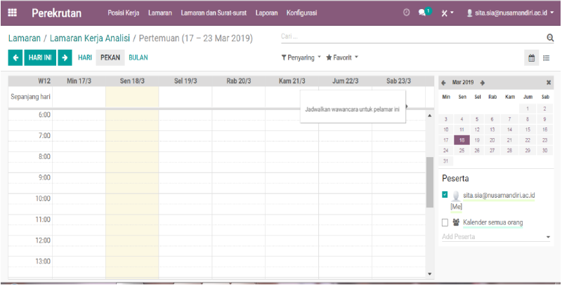 jadwal